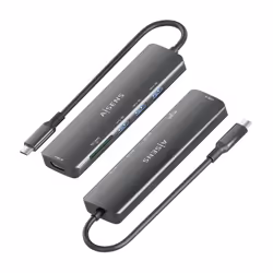 AISENS ASUC-6P024-GR replicatore di porte e docking station per laptop Cablato USB 3.2 Gen 1 (3.1 Gen 1) Type-C Grigio - Vista aggiuntiva 3