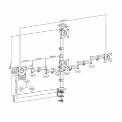 AISENS DT27TSR-379 Supporto TV a parete - Vista aggiuntiva 7