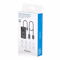 AISENS ASWL-H2KDC30M05-BK replicatore di porte e docking station per laptop Con cavo e senza cavo USB 3.2 Gen 1 (3.1 Gen 1) Type-C Nero - Vista aggiuntiva 7