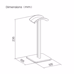 AISENS HSM001-397 accessorio per cuffia Supporto per cuffie - Vista aggiuntiva 7