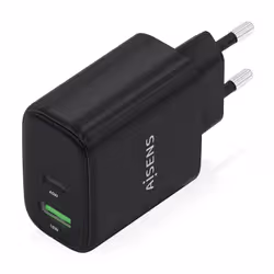 AISENS A110-0972 Caricabatterie per dispositivi mobili Fotocamera, GPS, Telefono cellulare, Computer portatile, Smartphone, Tablet, Universale Nero AC Ricarica rapida Interno - Vista aggiuntiva 2