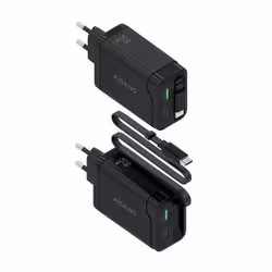 AISENS ASCH-65W3P071-BK Caricabatterie per dispositivi mobili Fotocamera, GPS, Telefono cellulare, Computer portatile, Smartphone, Tablet, Universale Nero AC Ricarica rapida Interno - Vista aggiuntiva 3