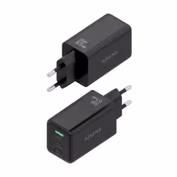 AISENS ASCH-65W3P073-BK Caricabatterie per dispositivi mobili Fotocamera, GPS, Telefono cellulare, Computer portatile, Smartphone, Tablet, Universale Nero AC Ricarica rapida Interno - Vista aggiuntiva 3