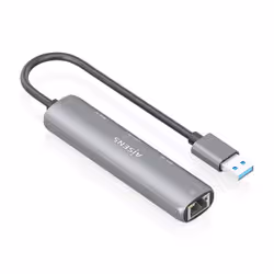 AISENS ASUC-4P034-GR replicatore di porte e docking station per laptop Cablato USB 3.2 Gen 1 (3.1 Gen 1) Type-A Grigio - Vista aggiuntiva 2
