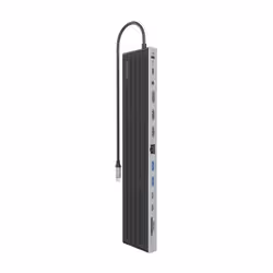AISENS ASUC-13P042-GR replicatore di porte e docking station per laptop Cablato USB 3.2 Gen 1 (3.1 Gen 1) Type-C Grigio - Vista aggiuntiva 3