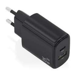 AISENS A110-0978 Caricabatterie per dispositivi mobili Fotocamera, Telefono cellulare, Computer portatile, Smartphone, Tablet, Universale Nero AC Ricarica rapida Interno
