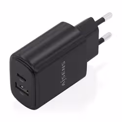 AISENS A110-0978 Caricabatterie per dispositivi mobili Fotocamera, Telefono cellulare, Computer portatile, Smartphone, Tablet, Universale Nero AC Ricarica rapida Interno - Vista aggiuntiva 2