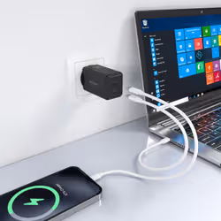 AISENS ASCH-65W2P079-BK Caricabatterie per dispositivi mobili Fotocamera, Telefono cellulare, Computer portatile, Smartphone, Tablet, Universale Nero AC Ricarica rapida Interno - Vista aggiuntiva 5