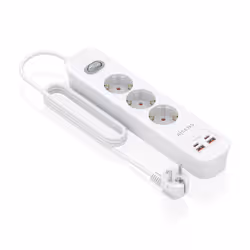 AISENS ASPS-2A2C10-W prolunghe e multiple 1,4 m 3 presa(e) AC Interno Bianco - Vista aggiuntiva 2