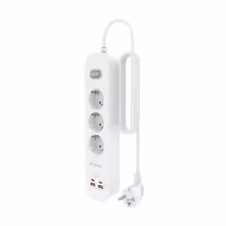 AISENS ASPS-2A2C10-W prolunghe e multiple 1,4 m 3 presa(e) AC Interno Bianco - Vista aggiuntiva 3
