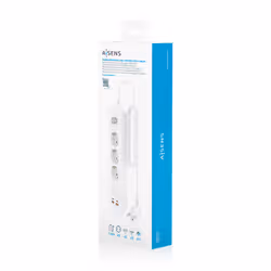 AISENS ASPS-2A2C10-W prolunghe e multiple 1,4 m 3 presa(e) AC Interno Bianco - Vista aggiuntiva 7