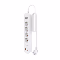 AISENS ASPS-2A2C12-W prolunghe e multiple 1,4 m 4 presa(e) AC Interno Bianco - Vista aggiuntiva 3