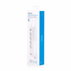 AISENS ASPS-2A2C12-W prolunghe e multiple 1,4 m 4 presa(e) AC Interno Bianco - Vista aggiuntiva 7