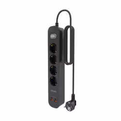 AISENS ASPS-2A2C13-BK prolunghe e multiple 1,4 m 4 presa(e) AC Interno Nero - Vista aggiuntiva 3