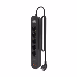 AISENS ASPS-2A2C15-BK prolunghe e multiple 1,4 m 5 presa(e) AC Interno Nero - Vista aggiuntiva 3