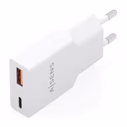 AISENS A110-1000 Caricabatterie per dispositivi mobili Smartphone, Telefono cellulare, Tablet, GPS, MP3, MP4, Console portatile, Universale Bianco AC Ricarica rapida Interno - Vista aggiuntiva 2