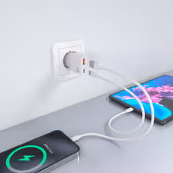 AISENS A110-1000 Caricabatterie per dispositivi mobili Smartphone, Telefono cellulare, Tablet, GPS, MP3, MP4, Console portatile, Universale Bianco AC Ricarica rapida Interno - Vista aggiuntiva 5