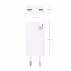 AISENS A110-1003 Caricabatterie per dispositivi mobili Smartphone, Telefono cellulare, Tablet, GPS, MP3, MP4, Console portatile, Universale Bianco AC Ricarica rapida Interno - Vista aggiuntiva 4