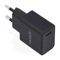 AISENS A110-1024 Caricabatterie per dispositivi mobili Telefono cellulare, Smartphone, Computer portatile, Fotocamera, Tablet, GPS, MP3, MP4, Console portatile, Universale Nero AC Ricarica rapida Interno