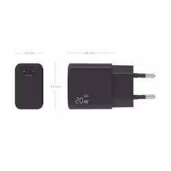 AISENS A110-1024 Caricabatterie per dispositivi mobili Telefono cellulare, Smartphone, Computer portatile, Fotocamera, Tablet, GPS, MP3, MP4, Console portatile, Universale Nero AC Ricarica rapida Interno - Vista aggiuntiva 4