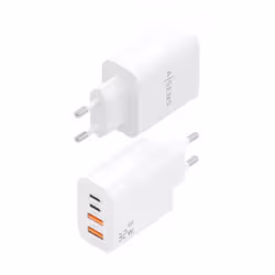 AISENS A110-1027 Caricabatterie per dispositivi mobili Telefono cellulare, Smartphone, Computer portatile, Fotocamera, Tablet, GPS, MP3, MP4, Console portatile, Universale Bianco AC Ricarica rapida Interno - Vista aggiuntiva 3