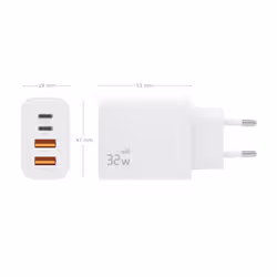 AISENS A110-1027 Caricabatterie per dispositivi mobili Telefono cellulare, Smartphone, Computer portatile, Fotocamera, Tablet, GPS, MP3, MP4, Console portatile, Universale Bianco AC Ricarica rapida Interno - Vista aggiuntiva 4