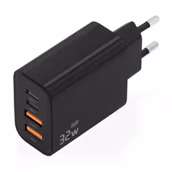AISENS A110-1028 Caricabatterie per dispositivi mobili Telefono cellulare, Smartphone, Computer portatile, Fotocamera, Tablet, GPS, MP3, MP4, Console portatile, Universale Nero AC Ricarica rapida Interno - Vista aggiuntiva 2