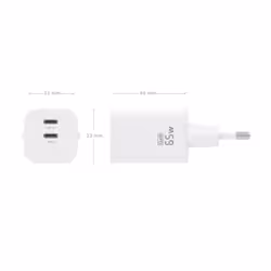 AISENS A110-1029 Caricabatterie per dispositivi mobili Telefono cellulare, Smartphone, Computer portatile, Fotocamera, Tablet, GPS, MP3, MP4, Console portatile, Universale Bianco AC Ricarica rapida Interno - Vista aggiuntiva 4