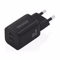 AISENS A110-1030 Caricabatterie per dispositivi mobili Telefono cellulare, Smartphone, Computer portatile, Fotocamera, Tablet, GPS, MP3, MP4, Console portatile, Universale Nero AC Ricarica rapida Interno - Vista aggiuntiva 2