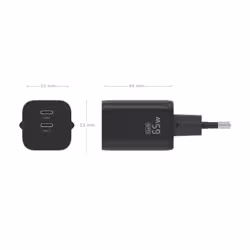 AISENS A110-1030 Caricabatterie per dispositivi mobili Telefono cellulare, Smartphone, Computer portatile, Fotocamera, Tablet, GPS, MP3, MP4, Console portatile, Universale Nero AC Ricarica rapida Interno - Vista aggiuntiva 4