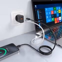 AISENS ASCH-20W2P084-BK Caricabatterie per dispositivi mobili Telefono cellulare, Smartphone, Fotocamera, Universale, Tablet Nero AC Ricarica rapida Interno - Vista aggiuntiva 6