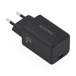 AISENS ASCH-70W1P089-BK Caricabatterie per dispositivi mobili Telefono cellulare, Smartphone, Fotocamera, Universale, Tablet, MP3, MP4, Console portatile Nero AC Ricarica rapida Interno