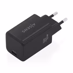 AISENS ASCH-70W1P089-BK Caricabatterie per dispositivi mobili Telefono cellulare, Smartphone, Fotocamera, Universale, Tablet, MP3, MP4, Console portatile Nero AC Ricarica rapida Interno - Vista aggiuntiva 2