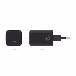AISENS ASCH-70W1P089-BK Caricabatterie per dispositivi mobili Telefono cellulare, Smartphone, Fotocamera, Universale, Tablet, MP3, MP4, Console portatile Nero AC Ricarica rapida Interno - Vista aggiuntiva 4