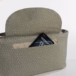 Walking Mum Borsa Organizzatrice Pois Poppy Muschio - Vista aggiuntiva 5