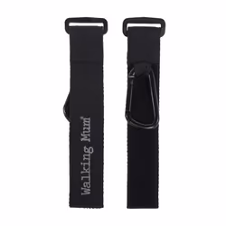 Walking Mum Set di 2 ganci per passeggino Eco Mum Black