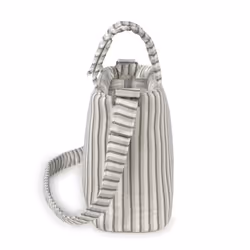 Walking Mum Borsa Crossbody Botton Strisce