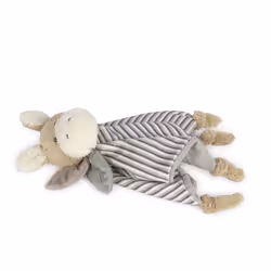 Walking Mum Asino Doudou Botton Strisce