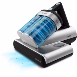 Aspirapolvere per materassi e tappezzeria con potenza di aspirazione 400 W e 13 kPa. Con luce UV UV C che uccide fino al 99,9 ...