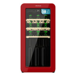Cecotec Bolero GrandSommelier Origin 18 Hit Red Cantinetta vino con compressore Libera installazione Rosso 18 bottiglia/bottiglie
