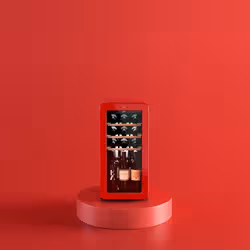 Cecotec Bolero GrandSommelier Origin 18 Hit Red Cantinetta vino con compressore Libera installazione Rosso 18 bottiglia/bottiglie - Vista aggiuntiva 5