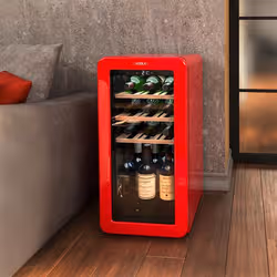 Cecotec Bolero GrandSommelier Origin 18 Hit Red Cantinetta vino con compressore Libera installazione Rosso 18 bottiglia/bottiglie - Vista aggiuntiva 6
