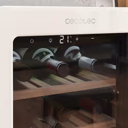 Cecotec Bolero GrandSommelier Origin 18 Hit Red Cantinetta vino con compressore Libera installazione Rosso 18 bottiglia/bottiglie - Vista aggiuntiva 8