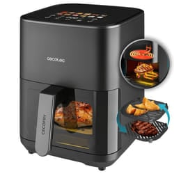Cecotec Cecofry&Grill Duoheat 4000 Singolo 4 L Indipendente 1900 W Friggitrice ad aria calda Nero