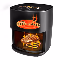 Cecotec Cecofry&Grill Duoheat 6500 Singolo 6,5 L Indipendente 2200 W Friggitrice ad aria calda Nero - Vista aggiuntiva 5