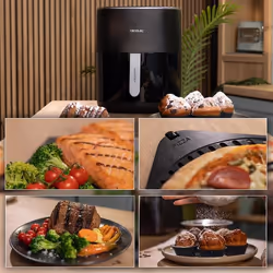 Cecotec Cecofry&Grill Duoheat 6500 Singolo 6,5 L Indipendente 2200 W Friggitrice ad aria calda Nero - Vista aggiuntiva 7