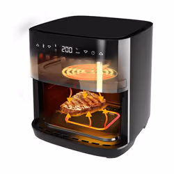 Cecotec Cecofry&Grill Duoheat 8000 Singolo 8 L Indipendente 2200 W Friggitrice ad aria calda Nero - Vista aggiuntiva 5
