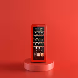 Cecotec Bolero GrandSommelier Origin 24 Hit Red Cantinetta vino con compressore Libera installazione Rosso 24 bottiglia/bottiglie - Vista aggiuntiva 4