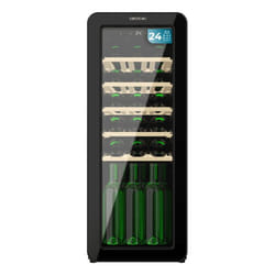 Cecotec Bolero GrandSommelier Origin 24 Hit Black Cantinetta vino con compressore Libera installazione Nero 24 bottiglia/bottiglie