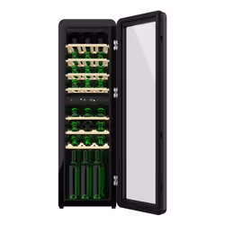 Cecotec Bolero GrandSommelier Origin Duo 30 Hit Black Cantinetta vino con compressore Libera installazione Nero 30 bottiglia/bottiglie - Vista aggiuntiva 4